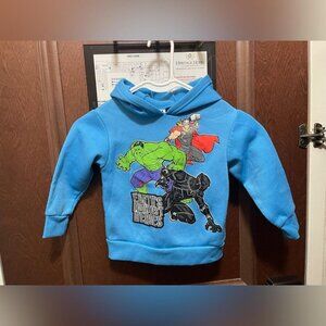 Marvel Kids' Blue and Green Sweatshirt 3T